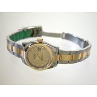 ロレックススーパーコピー ROLEX パーペチュアル デイトジャスト レディース 179163 オイスターブレス シャンパン