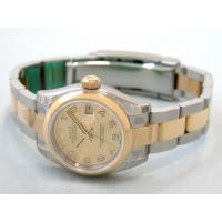 ロレックススーパーコピー ROLEX パーペチュアル デイトジャスト レディース 179163 オイスターブレス シャンパンコンセントリックアラビア