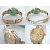 ロレックススーパーコピー ROLEX パーペチュアル デイトジャスト レディース 179163 オイスターブレス シャンパンコンセントリックアラビア