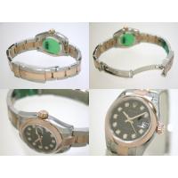 ロレックススーパーコピー ROLEX パーペチュアル デイトジャスト レディース 179161J オイスターブレス ブラックコンピューター