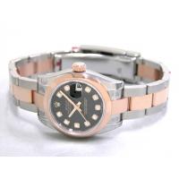 ロレックススーパーコピー ROLEX パーペチュアル デイトジャスト レディース 179161G オイスターブレス ブラック
