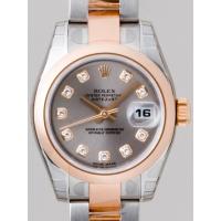 ロレックススーパーコピー ROLEX パーペチュアル デイトジャスト レディース 179161G オイスターブレス グレー