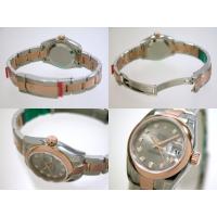 ロレックススーパーコピー ROLEX パーペチュアル デイトジャスト レディース 179161G オイスターブレス グレー