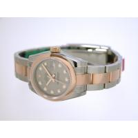 ロレックススーパーコピー ROLEX パーペチュアル デイトジャスト レディース 179161G オイスターブレス グレー