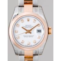 ロレックススーパーコピー ROLEX パーペチュアル デイトジャスト レディース 179161G オイスターブレス ホワイト
