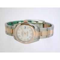ロレックススーパーコピー ROLEX パーペチュアル デイトジャスト レディース 179161G オイスターブレス ホワイト