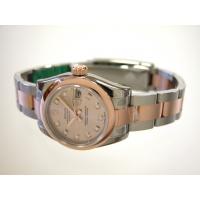 ロレックススーパーコピー ROLEX パーペチュアル デイトジャスト レディース 179161G オイスターブレス ピンク