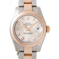 ロレックススーパーコピー ROLEX パーペチュアル デイトジャスト レディース 179161G オイスターブレス シルバー