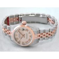 ロレックススーパーコピー ROLEX パーペチュアル デイトジャスト レディース 179161 ジュビリーブレス ピンクローマ