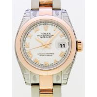 ロレックススーパーコピー ROLEX パーペチュアル デイトジャスト レディース 179161 オイスターブレス ホワイトローマ