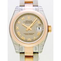 ロレックススーパーコピー ROLEX パーペチュアル デイトジャスト レディース 179161 オイスターブレス グレーローマ