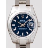 ロレックススーパーコピー ROLEX パーペチュアル デイトジャスト レディース 179160 オイスターブレス ブルーバー