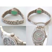 ロレックススーパーコピー ROLEX パーペチュアル デイトジャスト レディース 179159NR ブラックシェルローマ