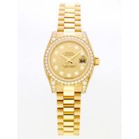 ロレックススーパーコピー ROLEX パーペチュアル デイトジャスト レディース 179158G シャンパン