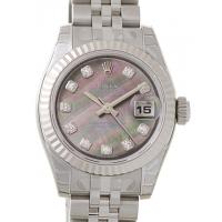 ロレックススーパーコピー ROLEX パーペチュアル デイトジャスト レディース 179174NG ブラックシェル
