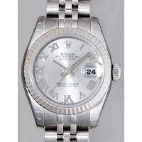 ロレックススーパーコピー ROLEX パーペチュアル デイトジャスト レディース 179174 グレーローマ
