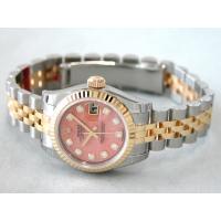 ロレックススーパーコピー ROLEX パーペチュアル デイトジャスト レディース 179173OPG ピンクオパール