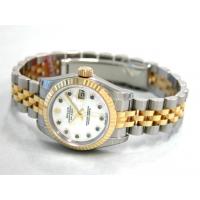 ロレックススーパーコピー ROLEX パーペチュアル デイトジャスト レディース 179173NGS 10Pサファイヤ ホワイトシェル