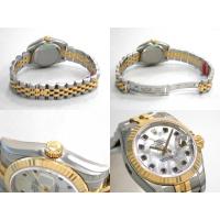 ロレックススーパーコピー ROLEX パーペチュアル デイトジャスト レディース 179173NGS 10Pサファイヤ ホワイトシェル