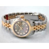 ロレックススーパーコピー ROLEX パーペチュアル デイトジャスト レディース 179173NG ブラックシェル