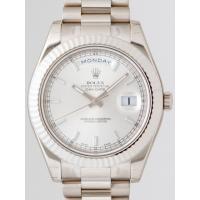 ロレックススーパーコピー ROLEX デイデイトII 218239 プレジデントブレス シルバー
