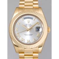 ロレックススーパーコピー ROLEX デイデイトII 218238 プレジデントブレス シルバーローマ