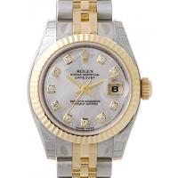 ロレックススーパーコピー ROLEX パーペチュアル デイトジャスト レディース 179173NG ホワイトシェル