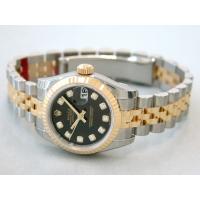 ロレックススーパーコピー ROLEX パーペチュアル デイトジャスト レディース 179173G ブラック