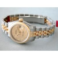 ロレックススーパーコピー ROLEX パーペチュアル デイトジャスト レディース 179173 シャンパンローマ