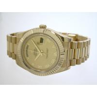 ロレックススーパーコピー ROLEX デイデイトII 218238 プレジデントブレス シャンパンローマ