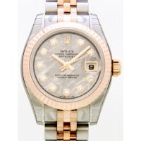 ロレックススーパーコピー ROLEX パーペチュアル デイトジャスト レディース 179171G メテオライト