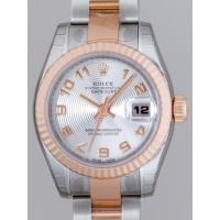 ロレックススーパーコピー ROLEX パーペチュアル デイトジャスト レディース 179171 オイスターブレス シルバーコンセットアラビア