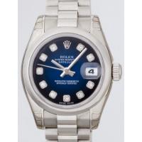 ロレックススーパーコピー ROLEX パーペチュアル デイトジャスト レディース 179166G ブルーグラデーション