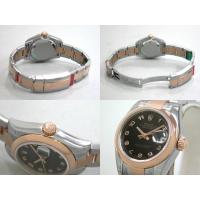 ロレックススーパーコピー ROLEX パーペチュアル デイトジャスト レディース 179161 オイスターブレス ブラックアラビア