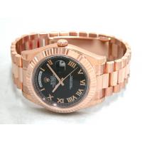 ロレックススーパーコピー ROLEX デイデイトII 218235 プレジデントブレス ブラックローマ