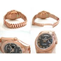 ロレックススーパーコピー ROLEX デイデイトII 218235 プレジデントブレス ブラックローマ