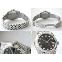 ロレックススーパーコピー ROLEX パーペチュアル デイトジャスト ボーイズ 178274J ブラックコンピューター