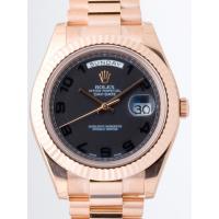 ロレックススーパーコピー ROLEX デイデイトII 218235 プレジデントブレス ブラックアラビア