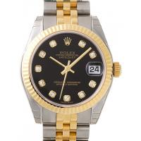 ロレックススーパーコピー ROLEX パーペチュアル デイトジャスト ボーイズ 178273G ブラック