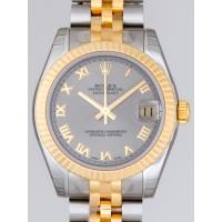 ロレックススーパーコピー ROLEX パーペチュアル デイトジャスト ボーイズ 178273 ジュビリーブレス グレーローマ
