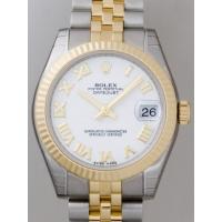 ロレックススーパーコピー ROLEX パーペチュアル デイトジャスト ボーイズ 178273 ジュビリーブレス ホワイトローマ