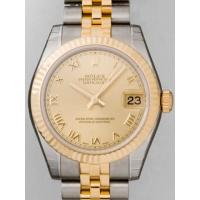 ロレックススーパーコピー ROLEX パーペチュアル デイトジャスト ボーイズ 178273 ジュビリーブレス シャンパンローマ