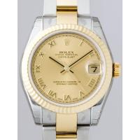ロレックススーパーコピー ROLEX パーペチュアル デイトジャスト ボーイズ 178273 オイスターブレス シャンパンローマ