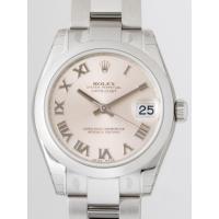 ロレックススーパーコピー ROLEX パーペチュアル デイトジャスト ボーイズ 178240 オイスターブレス ピンクシャンパンローマ