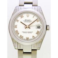 ロレックススーパーコピー ROLEX パーペチュアル デイトジャスト ボーイズ 178240 オイスターブレス ホワイトローマ