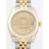 ロレックススーパーコピー ROLEX パーペチュアル デイトジャスト ボーイズ 178273G シャンパン