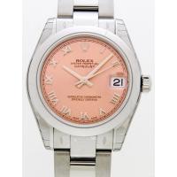 ロレックススーパーコピー ROLEX パーペチュアル デイトジャスト ボーイズ 178240 オイスターブレス ピンクローマ