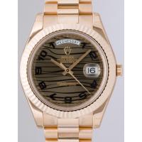 ロレックススーパーコピー ROLEX デイデイトII 218235 プレジデントブレス ブラウンウェーブアラビア