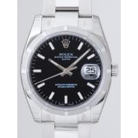 ロレックススーパーコピー ROLEX パーペチュアル デイト 115210 ブラックバー