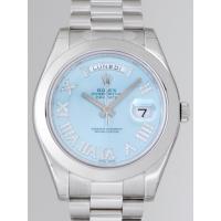 ロレックススーパーコピー ROLEX デイデイトII 218206 CR VI プレジデントブレス アイスブルーダイヤローマ